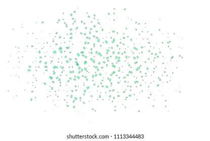 Light Blue, Green vector geometric simple minimalistic background, which consist of triangles on white background. Triangular pattern with gradient for your business design. 