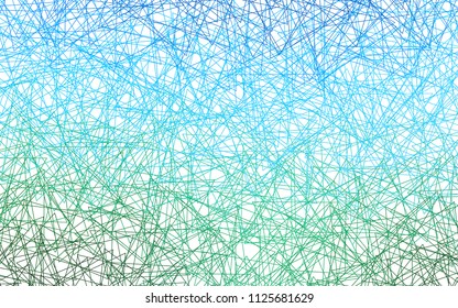 Light Blue, Green vector geometric simple minimalistic background, which consist of triangles on white background. Triangular pattern with gradient for your business design. 