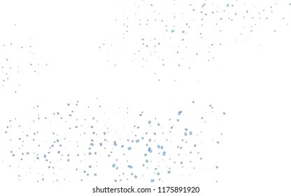 Light Blue, Green vector geometric simple minimalistic background, which consist of triangles on white background. Triangular pattern with gradient for your business design. 