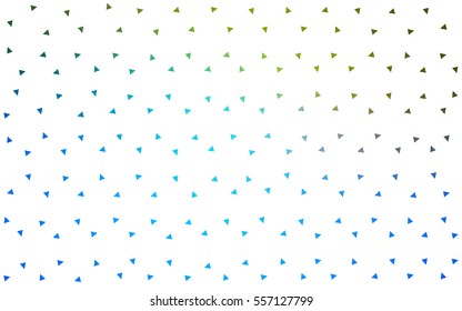 Light Blue Green vector geometric simple minimalistic background, which consist of triangles on white background. Triangular pattern with gradient for your business design. 
