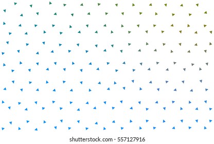 Light Blue Green vector geometric simple minimalistic background, which consist of triangles on white background. Triangular pattern with gradient for your business design. 