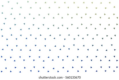 Light Blue Green vector geometric simple minimalistic background, which consist of triangles on white background. Triangular pattern with gradient for your business design. 