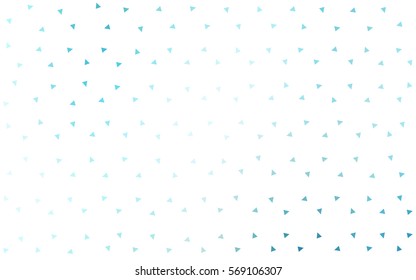 Light Blue Green vector geometric simple minimalistic background, which consist of triangles on white background. Triangular pattern with gradient for your business design. 