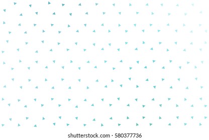 Light Blue, Green vector geometric simple minimalistic background, which consist of triangles on white background. Triangular pattern with gradient for your business design. 
