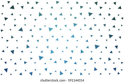 Light Blue, Green vector geometric simple minimalistic background, which consist of triangles on white background. Triangular pattern with gradient for your business design. 