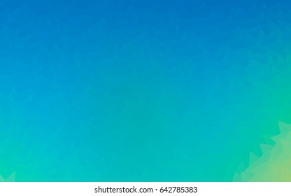 Light Blue, Green vector geometric simple minimalistic background, which consist of triangles on white background. Triangular pattern with gradient for your business design. 