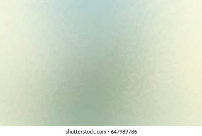 Light Blue, Green vector geometric simple minimalistic background, which consist of triangles on white background. Triangular pattern with gradient for your business design. 