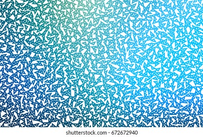 Light Blue, Green vector geometric simple minimalistic background, which consist of triangles on white background. Triangular pattern with gradient for your business design. 