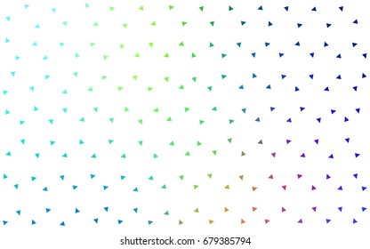 Light Blue, Green vector geometric simple minimalistic background, which consist of triangles on white background. Triangular pattern with gradient for your business design. 
