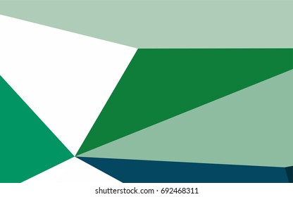 Light Blue, Green vector geometric simple minimalistic background, which consist of triangles on white background. Triangular pattern with gradient for your business design. 