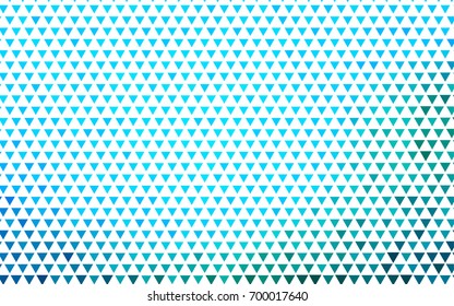 Light Blue, Green vector geometric simple minimalistic background, which consist of triangles on white background. Triangular pattern with gradient for your business design. 