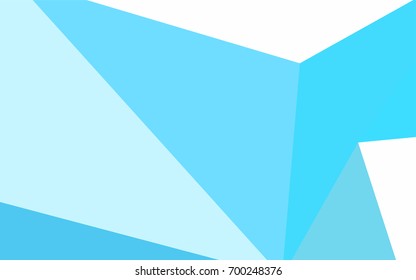 Light Blue, Green vector geometric simple minimalistic background, which consist of triangles on white background. Triangular pattern with gradient for your business design. 