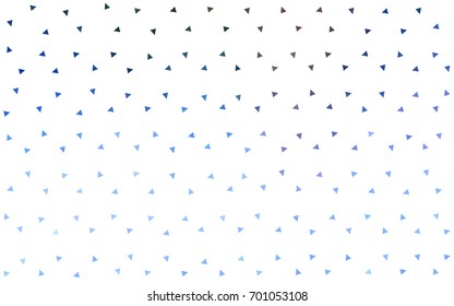Light Blue, Green vector geometric simple minimalistic background, which consist of triangles on white background. Triangular pattern with gradient for your business design. 