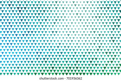 Light Blue, Green vector geometric simple minimalistic background, which consist of triangles on white background. Triangular pattern with gradient for your business design. 
