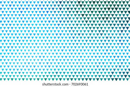 Light Blue, Green vector geometric simple minimalistic background, which consist of triangles on white background. Triangular pattern with gradient for your business design. 