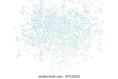 Light Blue, Green vector geometric simple minimalistic background, which consist of triangles on white background. Triangular pattern with gradient for your business design. 