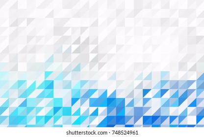 Light Blue, Green vector geometric simple minimalistic background, which consist of triangles on white background. Triangular pattern with gradient for your business design. 