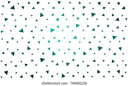 Light Blue, Green vector geometric simple minimalistic background, which consist of triangles on white background. Triangular pattern with gradient for your business design. 