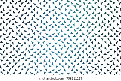 Light Blue, Green vector geometric simple minimalistic background, which consist of triangles on white background. Triangular pattern with gradient for your business design. 