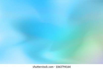 Light Blue, Green vector glossy abstract cover. Colorful abstract illustration with gradient. A completely new template for your business design.