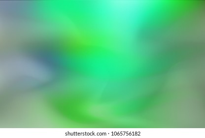 Light Blue, Green vector glossy abstract layout. A completely new color illustration in a vague style. The completely new template can be used for your brand book.
