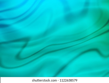 Light Blue, Green vector glossy abstract template. A vague abstract illustration with gradient. The best blurred design for your business.
