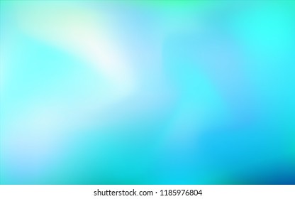 Light Blue, Green vector glossy abstract layout. A completely new color illustration in a vague style. Brand-new design for your business.