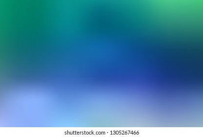 Light Blue, Green vector glossy abstract backdrop. A completely new colored illustration in blur style. New style for your business design.
