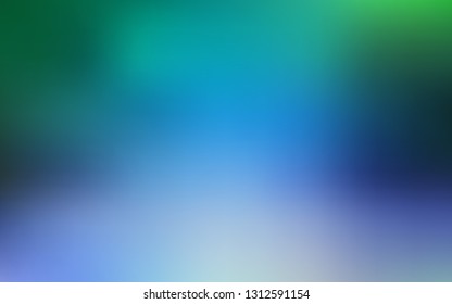 Light Blue, Green vector glossy abstract backdrop. Modern abstract illustration with gradient. New way of your design.