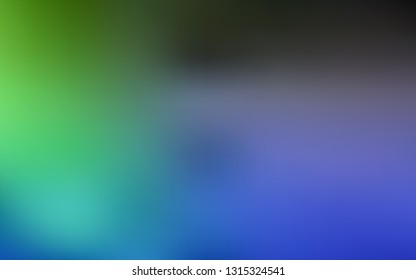 Light Blue, Green vector glossy abstract background. Creative illustration in halftone style with gradient. New style for your business design.