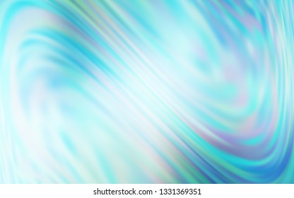 Light Blue, Green vector glossy abstract background. Colorful illustration in abstract style with gradient. Elegant background for a brand book.