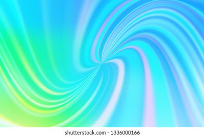 Light Blue, Green vector glossy abstract backdrop. Modern abstract illustration with gradient. New design for your business.