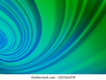 Light Blue, Green vector glossy abstract background. Shining colorful illustration in a Brand new style. The best blurred design for your business.