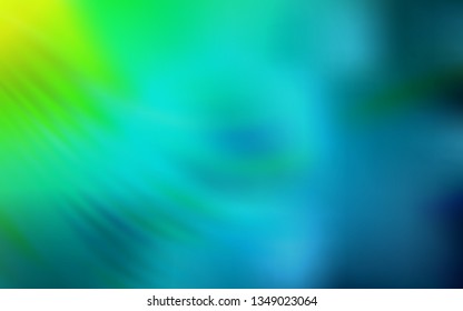 Light Blue, Green vector glossy abstract layout. Shining colored illustration in smart style. Blurred design for your web site.