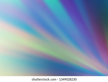 Light Blue, Green vector glossy abstract template. An elegant bright illustration with gradient. The best blurred design for your business.