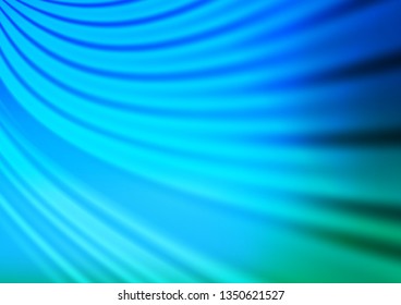 Light Blue, Green vector glossy abstract template. Colorful abstract illustration with gradient. A new texture for your design.