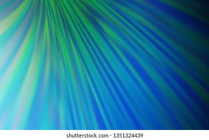 Light Blue, Green vector glossy abstract backdrop. Colorful illustration in abstract style with gradient. Elegant background for a brand book.