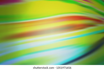 Light Blue, Green vector glossy abstract background. Shining colored illustration in smart style. New way of your design.