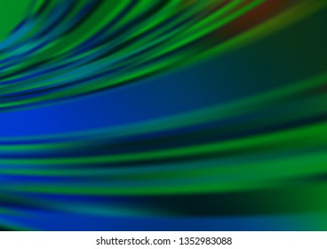 Light Blue, Green vector glossy bokeh pattern. A completely new color illustration in a bokeh style. The template for backgrounds of cell phones.