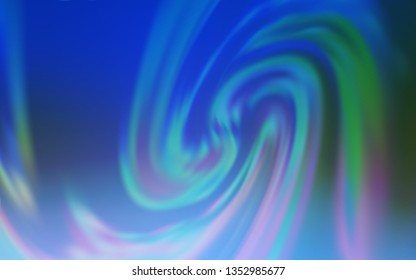 Light Blue, Green vector glossy abstract layout. New colored illustration in blur style with gradient. Completely new design for your business.