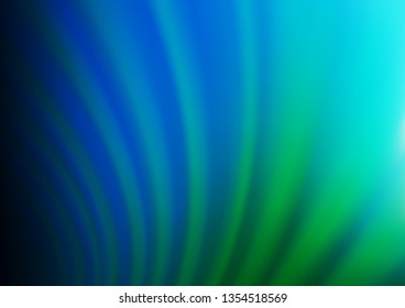 Light Blue, Green vector glossy abstract template. An elegant bright illustration with gradient. Brand new design for your business.