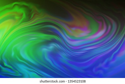 Light Blue, Green vector glossy abstract background. Colorful illustration in abstract style with gradient. Smart design for your work.