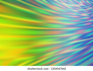 Light Blue, Green vector glossy bokeh pattern. An elegant bright illustration with gradient. The best blurred design for your business.