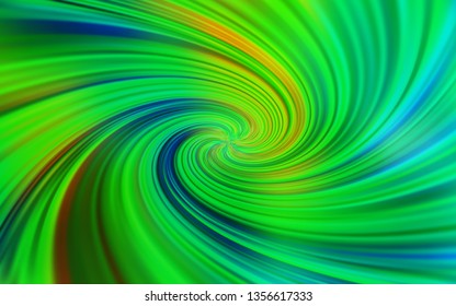 Light Blue, Green vector glossy abstract backdrop. Creative illustration in halftone style with gradient. Completely new design for your business.