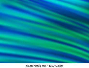 Light Blue, Green vector glossy abstract background. An elegant bright illustration with gradient. A completely new design for your business.