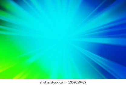 Light Blue, Green vector glossy abstract layout. Colorful illustration in abstract style with gradient. Blurred design for your web site.