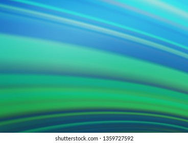 Light Blue, Green vector glossy bokeh pattern. A completely new color illustration in a bokeh style. The background for your creative designs.