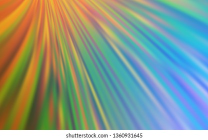 Light Blue, Green vector glossy abstract backdrop. A completely new colored illustration in blur style. The best blurred design for your business.