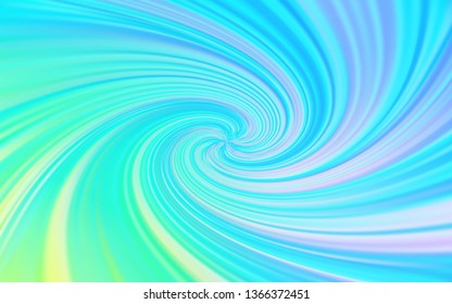 Light Blue, Green vector glossy abstract backdrop. Creative illustration in halftone style with gradient. Completely new design for your business.