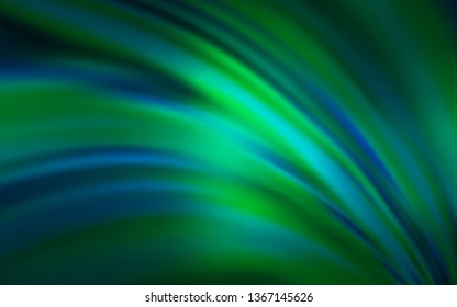 Light Blue, Green vector glossy abstract layout. Colorful illustration in abstract style with gradient. New way of your design.
